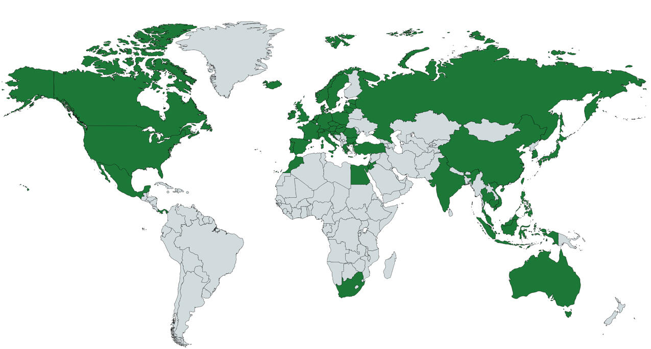 Countries Visited World Map
